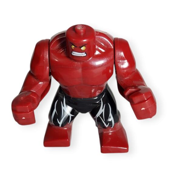 Marvel 2.75" Red Hulk Big Figure (Missing Hair) Pre-owned - Picture 1 of 6